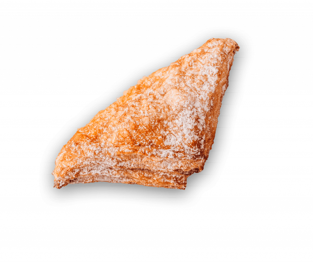 Bild eines Scheffels Blätterteigteilchens