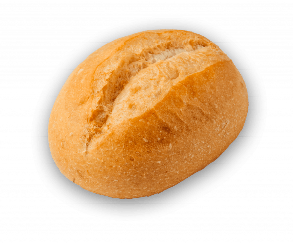 Bild eines Scheffels Weizenbrötchens