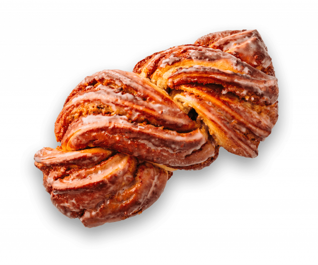 Bild eines Scheffels Plunderzopfs