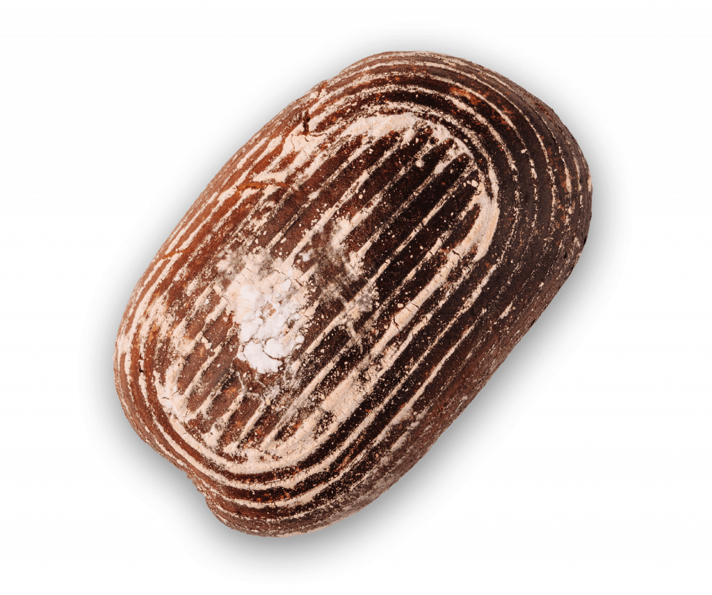 Bild eines Scheffels Roggenbrot